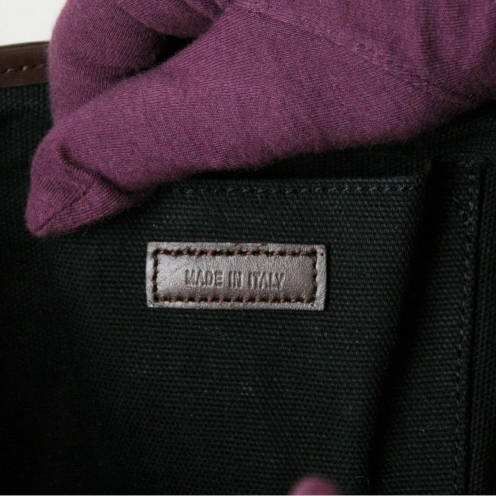 Burberry London Italy Black Check Canvas Mini Bucket bag - Picture 11 of 12